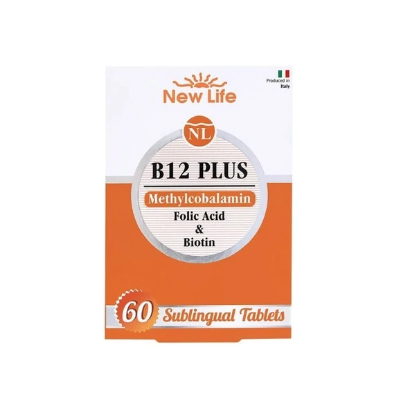 New Life B12 Plus Methylcobalamin 60 Tablet - Resim 2