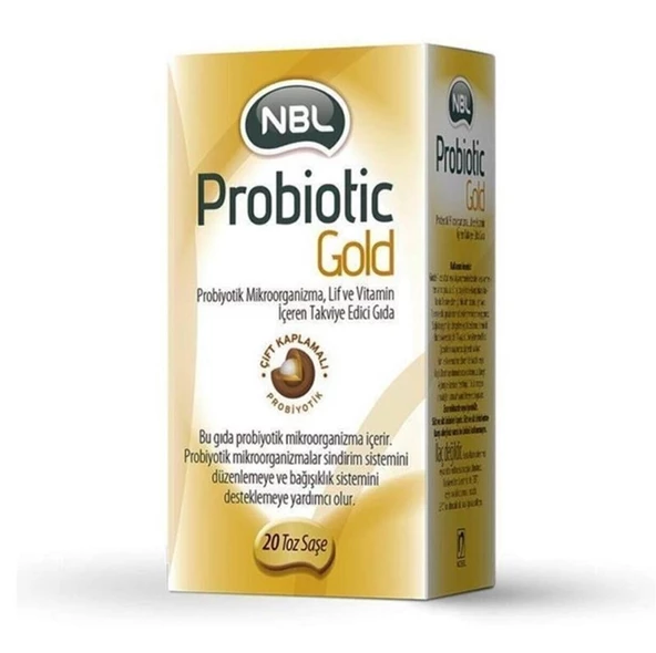 NBL Probiotic Gold 20 Stick Saşe ürün görseli 1