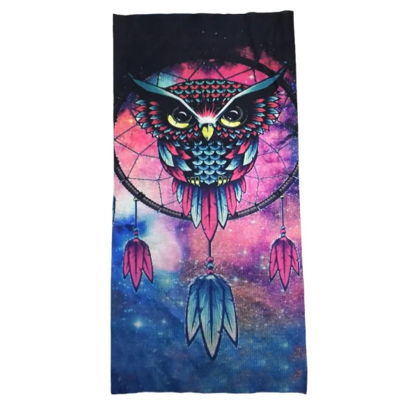 Baykuş Temalı Buff Boyunluk Bandana No:99 ürün görseli 1