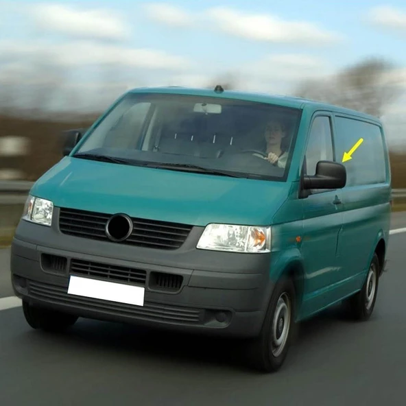 VW Transporter T5 2004-2010 Sol Dikiz Aynası Camı Isıtmalı 7H1857521N ürün görseli 1