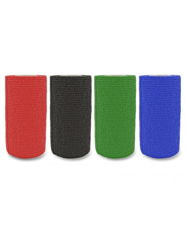 Kerbl Vetlastic Yapışkanlı Bandaj 10 x 450 cm Siyah ürün görseli 1
