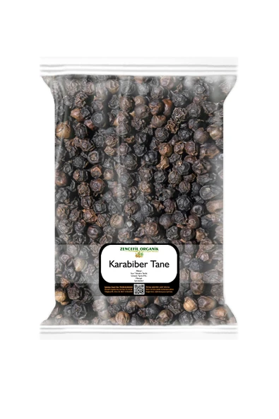 Karabiber Tane 250 Gr. Öğütülmemiş Karabiber Kara Biber Black Pepper 0,25 Kg. ürün görseli 1