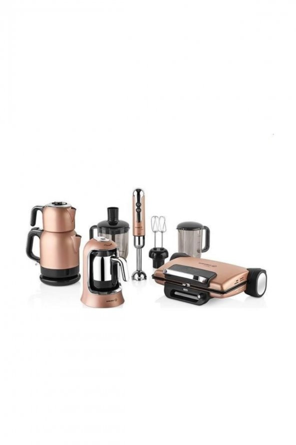 Korkmaz A1817 Rosegold 14 Parça Elektro Set ürün görseli 1