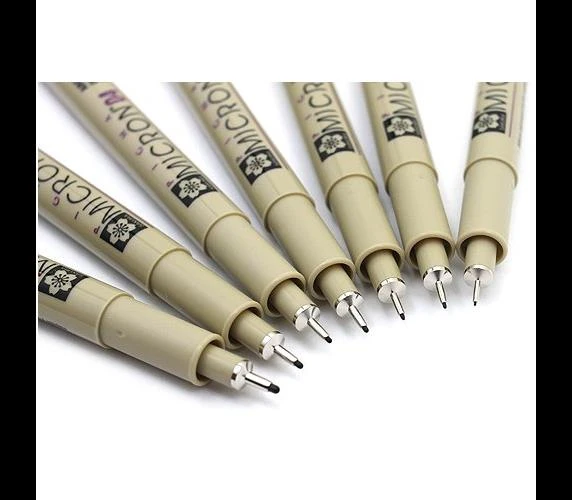 SAKURA PIGMA MICRON SİYAH SET 6'LI - Resim 2