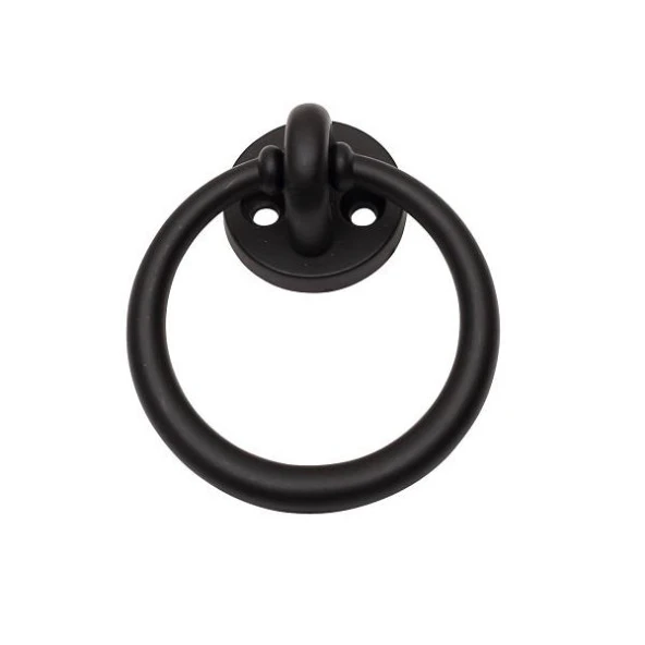 Halka Kulp 60mm Üstten Vidalı Siyah ürün görseli 1