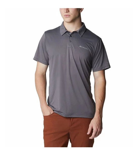 Columbia Hike Polo Erkek Kısa Kollu Polo Yaka Tişört Gri AO3614-023 ürün görseli 1