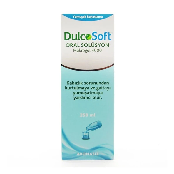 Dulcosoft Oral Solüsyon Makrogol 4000 250 ml ürün görseli 1