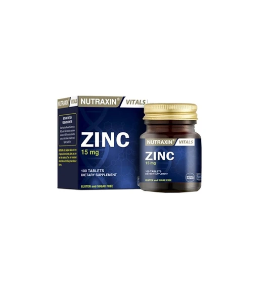 Nutraxin Zinc 15 mg 100 Tablet ürün görseli 1