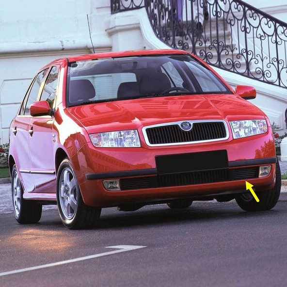 Skoda Fabia MK1 2000-2004 Ön Tampon Sol Sis Farı Yan Kapağı 6Y0853665B ürün görseli 1