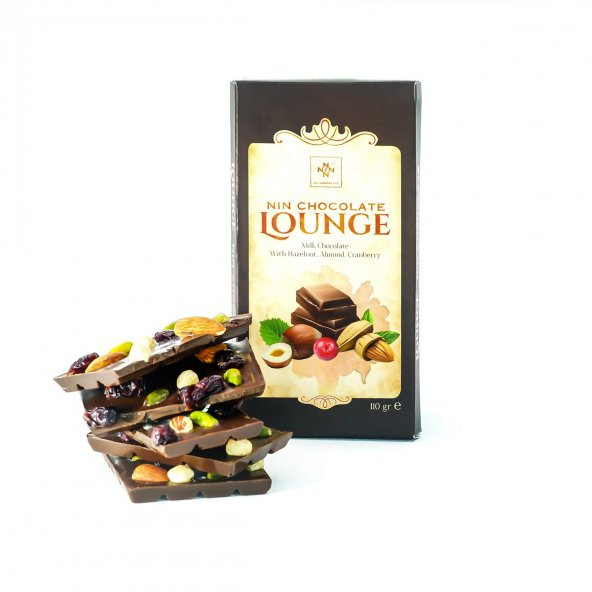 Lounge Bademli Kuruyemişli Sütlü Çikolata 110g ürün görseli 1