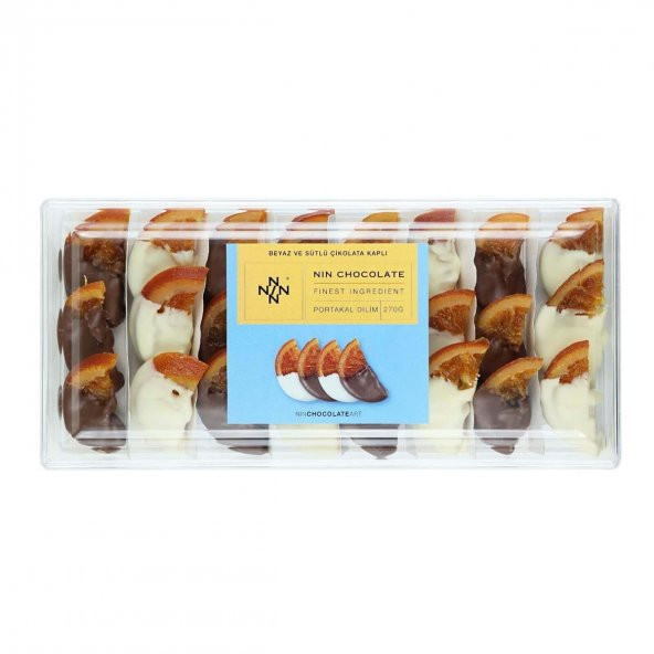 Sütlü ve Beyaz Çikolatalı Portakal Dilimi 270g ürün görseli 1