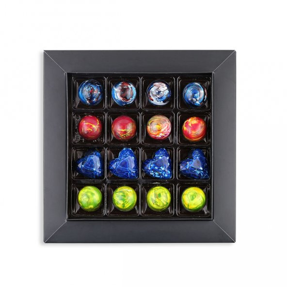 Nin Ethel Galaxy El Yapımı Çikolata 16 Adet ürün görseli 1