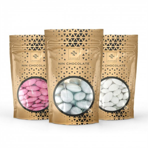 Karışık Badem Draje 450g Pembe-Sedef-Gümüş ürün görseli 1