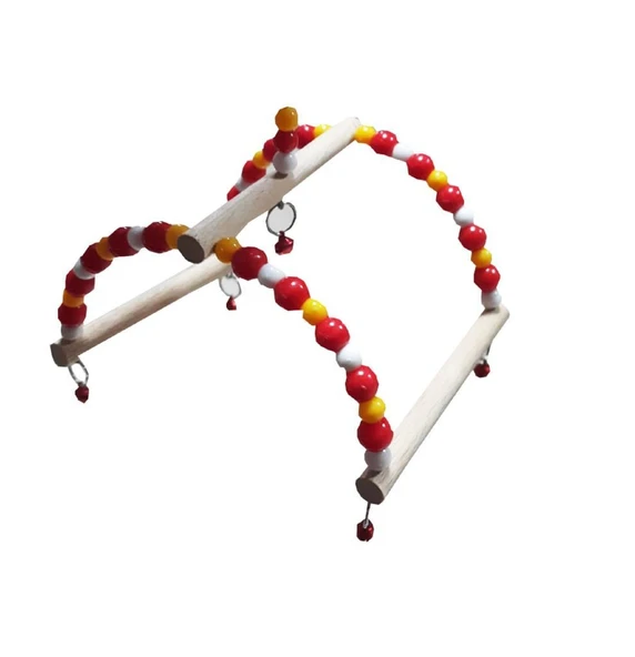 ANS Boncuklu Ters Gondol Kuş Oyuncağı 10-12cm ürün görseli 1