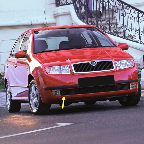 Skoda Fabia MK1 2000-2004 Ön Tampon Sağ Sis Farı Yan Kapağı 6Y0853666B ürün görseli 1