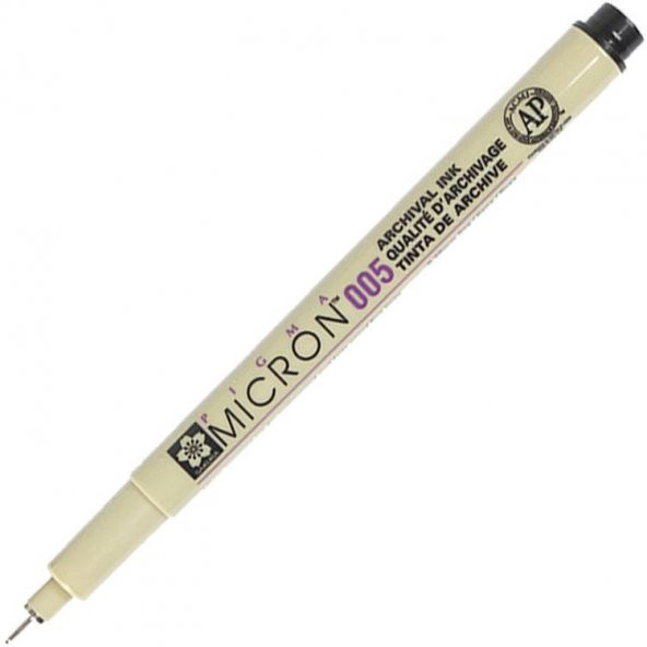 PIGMA MICRON 005 SİYAH 0,2MM ürün görseli 1