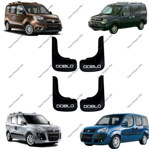 Fiat Doblo Araçlara Uyumlu 4lü Paçalık Çamurluk Tozluk U1DBLX001 ürün görseli 1