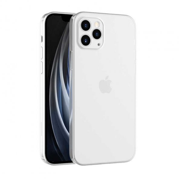 iPhone 12 Pro Max Kılıf Şeffaf Lüx Sade Tasarım Blok ürün görseli 1