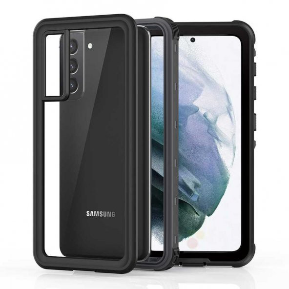Galaxy S21 Plus Kılıf 1-1 Su Geçirmez Kılıf ürün görseli 1