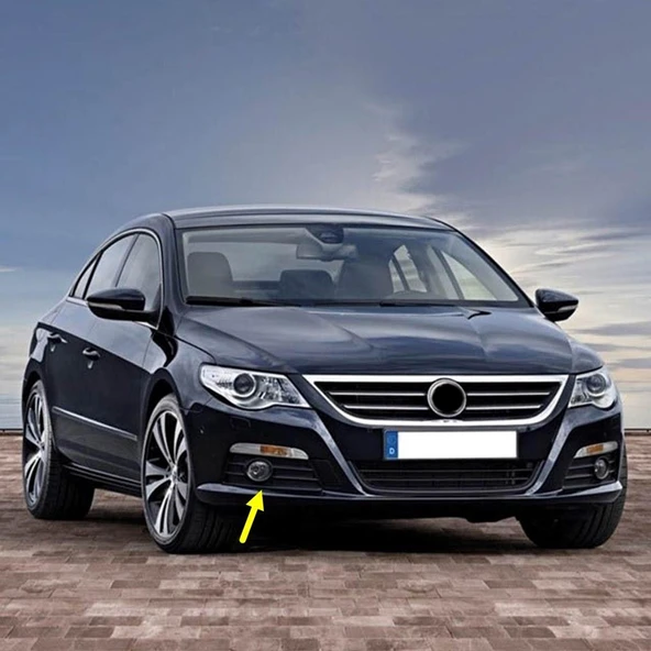 VW Passat CC 2009-2012 Ön Tampon Sağ Sis Farı Kapağı 3C8853666C ürün görseli 1