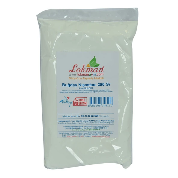 LokmanAVM Buğday Nişastası 250 Gr Paket - Resim 3