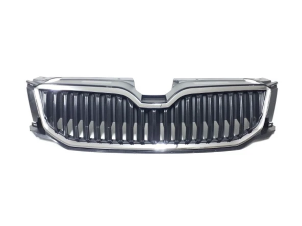 Skoda Octavia 3 A7 2013-2017 Ön Panjur Izgara Krom Çerçeveli 5E0853761A ürün görseli 1
