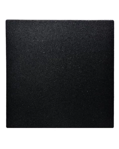 Kauçuk Zemin Kaplama 40x40x2cm 6 Adet TSE Belgeli Siyah ürün görseli 1