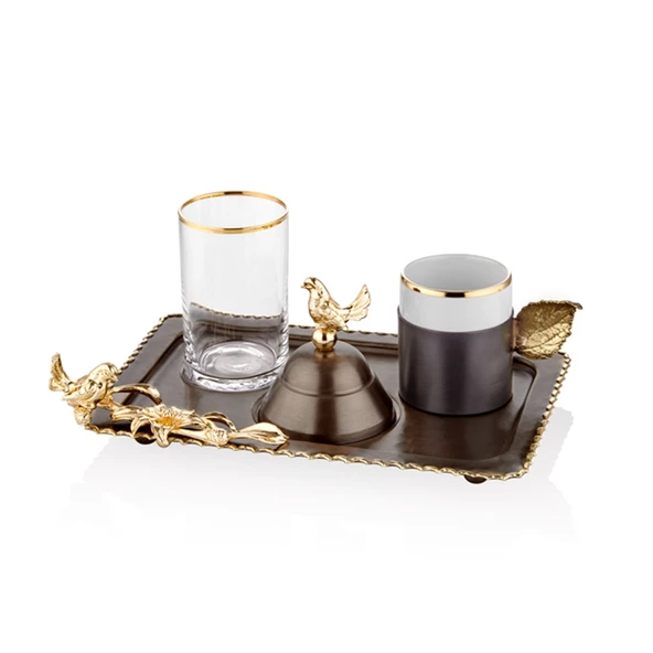 Decorium Ars 6017 Üç Gözlü Dikd.Kahve Servis 21 ürün görseli 1