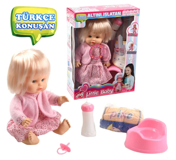 My Little Baby, Türkçe Konuşan Altını Islatan  Aksesuarlı Bebek-30 cm ürün görseli 1