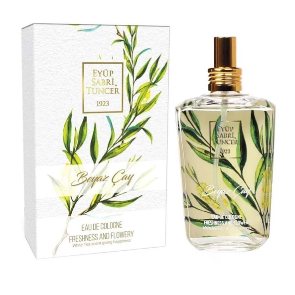 Est Beyaz Çay Kolonyası 130 ml Cam Şişe ürün görseli 1