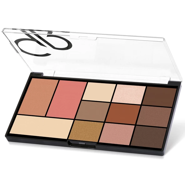 Golden Rose Yüz & Göz Paleti - City Style Face & Eye Palette No 01 Warm Nude ürün görseli 1