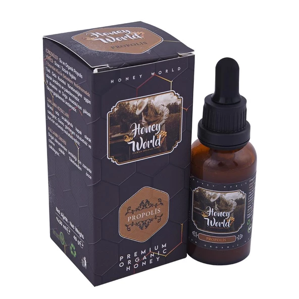 Honey World Organik Propolis 30 ml ürün görseli 1