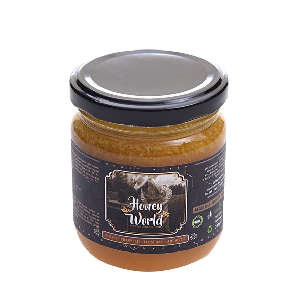 Honey World Organik Arı Sütü-Polen-Propolis Karışımı 240 Gr ürün görseli 1