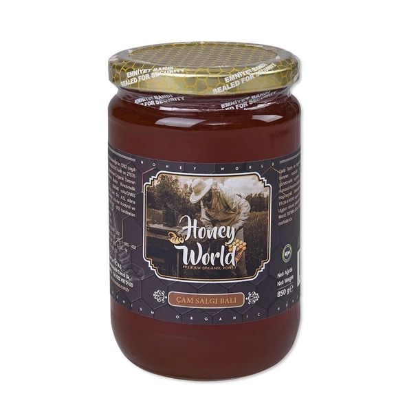 Honey World Organik Çam Salgı Balı 850 Gr ürün görseli 1