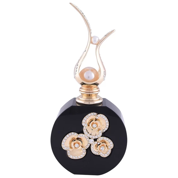 Lucky Art Siyah İncili Parfüm Şişesi 6 ml ürün görseli 1
