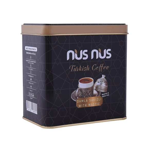 Nusnus Damla Sakızlı Türk Kahvesi 250 Metal Kutu ürün görseli 1