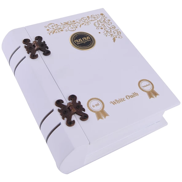 Nusnus White Oudh 6 ml Ahşap Kutu Şişe Hediyeli ürün görseli 1