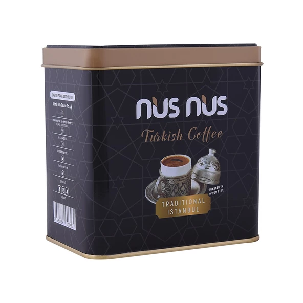Nusnus Türk Kahvesi 250 Gr Metal Kutu ürün görseli 1