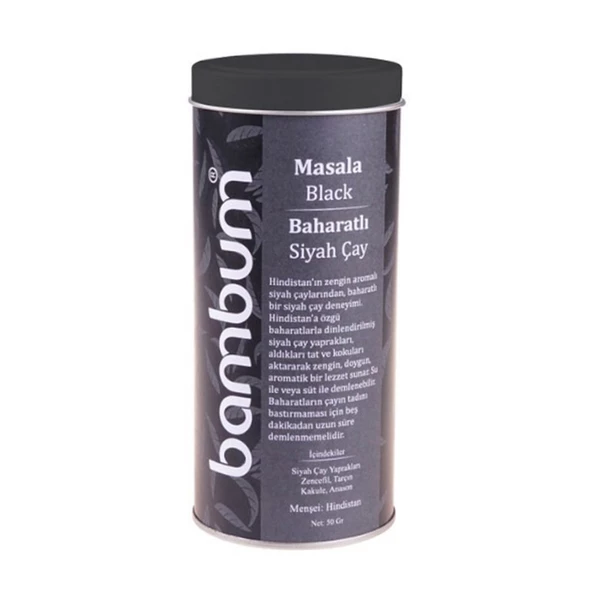 Bambum Masala - Baharatlı Siyah Çay ürün görseli 1