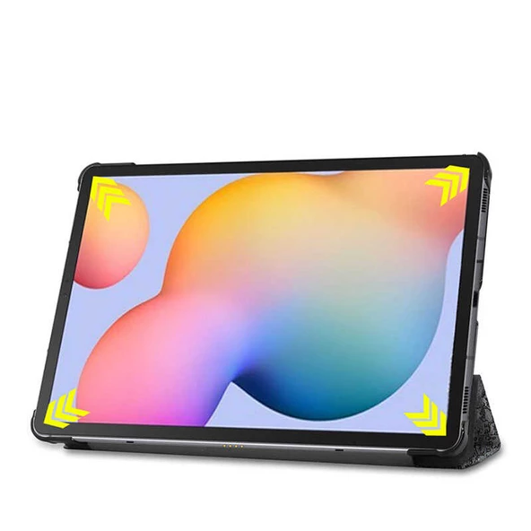 Galaxy Tab S7 Plus T970 Zore Smart Cover Standlı 1-1 Kılıf - Resim 11