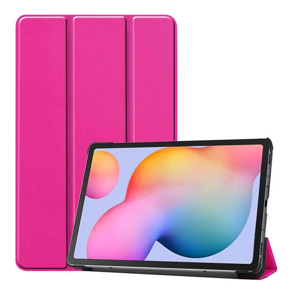 Galaxy Tab S7 Plus T970 Zore Smart Cover Standlı 1-1 Kılıf - Resim 2