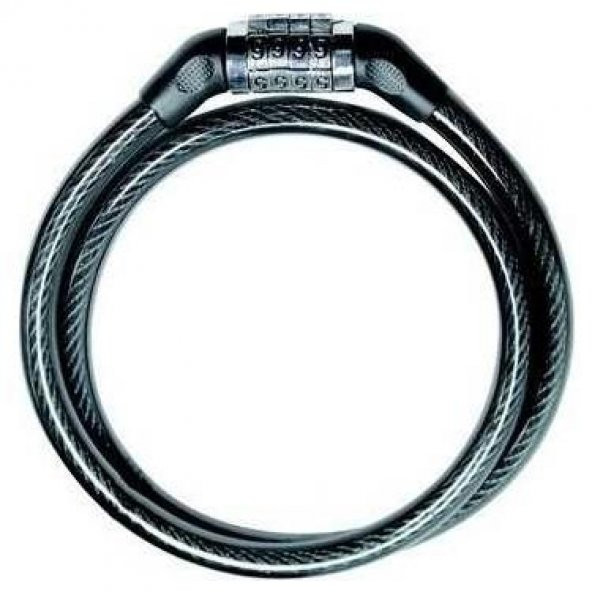 Tk75/10 Code Şifreli Spiral Kilit Siyah ürün görseli 1