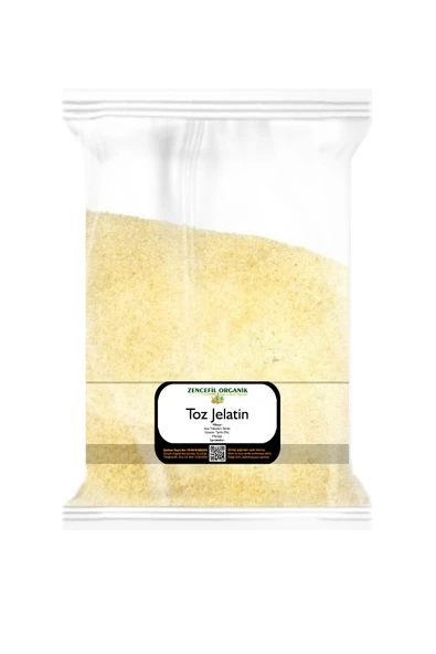 Toz Sığır Jelatini Yenilebilir Jelatin 100 Gr Helal Gıda ürün görseli 1