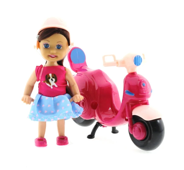 Cute Doll Mini Bebek ve Mor Vespa ürün görseli 1
