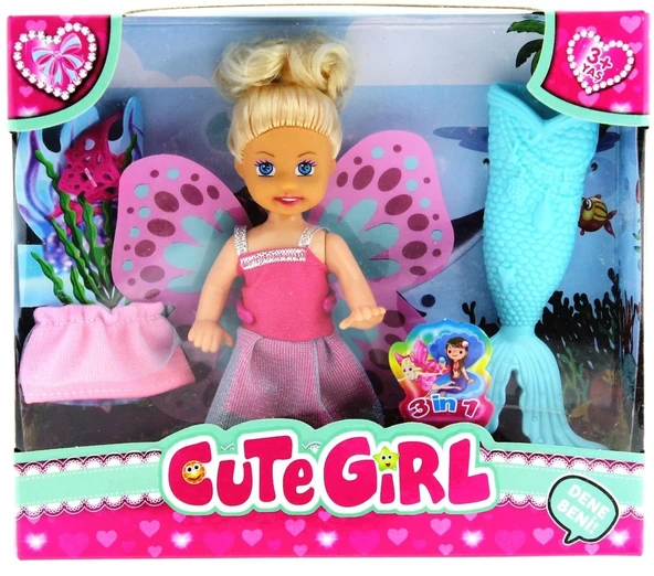 Cute Girl Mini Bebek Denizkızı Seti ürün görseli 1