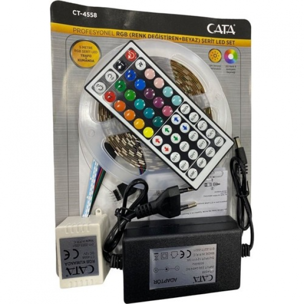 CATA CT-4558 RGB ŞERİT LED SET (60 CİP 5050) ürün görseli 1