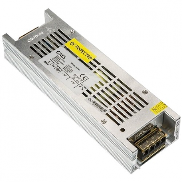 CATA CT-2560 12,5 AMPER ŞERİT LED TRAFOSU (150W) (SLİM-FANSIZ) ürün görseli 1