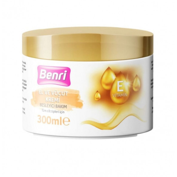 Benri Besleyici Bakım El ve Vücut Kremi 300 Ml. ürün görseli 1
