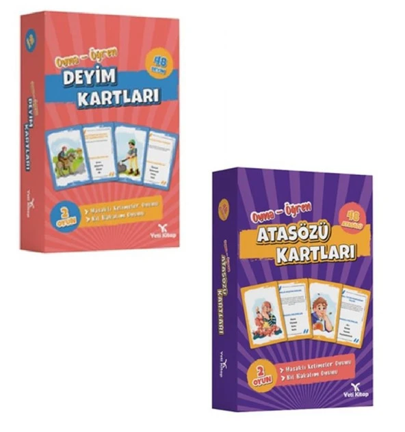Yeti Atasözü ve Deyim Kartları 2 Kutu Set ürün görseli 1