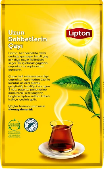 Lipton Yellow Label Dökme Çay 1000 gr X 3 Adet - Resim 6